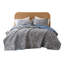 Courtepointe réversible à motif floral 3 pièces King Boho-133693160