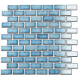 Hudson Subway White 11-3/4" x 12" Porcelain Mosaic Tile