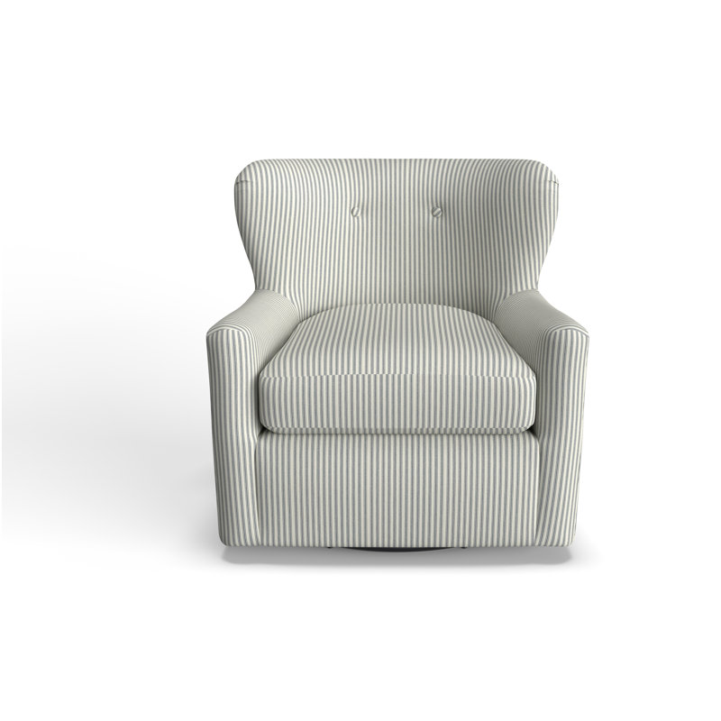 Chaise Bendigo, Rayures tissées croisière à la dérive