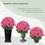 Topiaire artificiel pour l'extérieur - Plante artificielle en pot artificielle de 20 po résistante aux rayons UV pour le porche