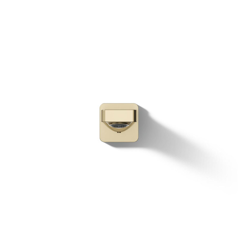 Parallel Wall Mounted Tub Spout Trim, Vibrant French Gold