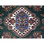 Tapis oriental en laine noué à la main Super Kazak 8 pi 3 po x 9 pi 11 po