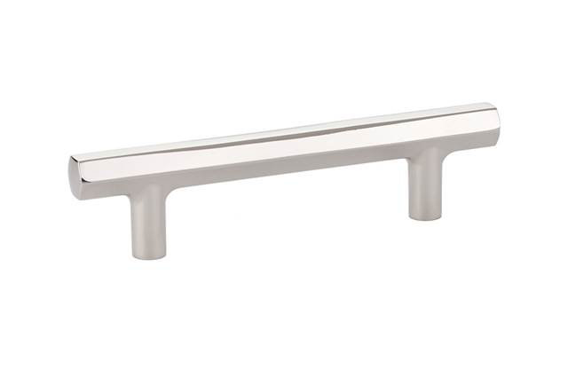 Emtek Mod Hex Cabinet Pull, Polished Nickel Lifetime, 3.5"