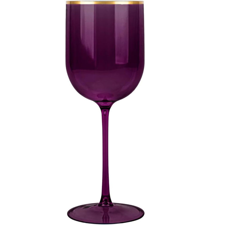 EcoQuality Disposable Plastic Wine Glass for 30 Guests