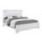 SHAKER WHITE FULL BED WITH LED-683119636