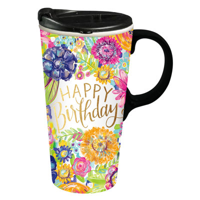 The Holiday Aisle® Ceramic Travel Mug