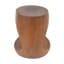 Table d'appoint ronde creuse avec texture semblable au bois, durable et polyvalente pour une utilisation intérieure et extérieure-629878261