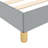 Pranavi vidaXL Fabric Platform Bed Frame, Slats Support, No Mattress-1560611687-1560611685