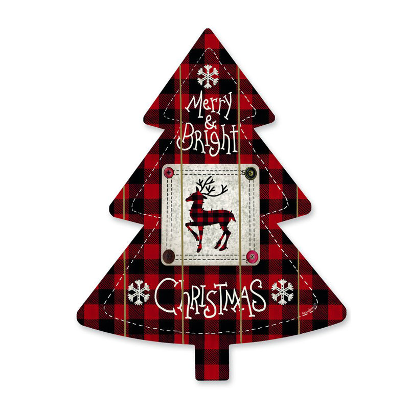 Accent décoratif de Noël écossais