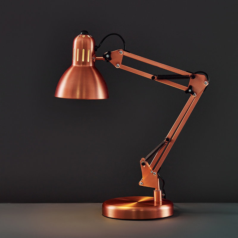 Aurlie Metal Desk Lamp, Copper, Yes