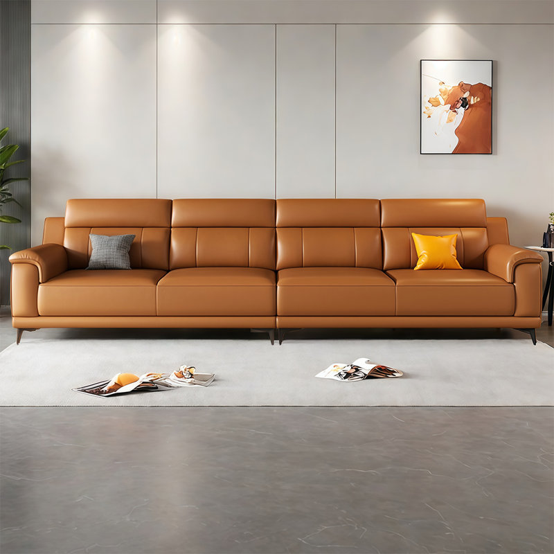 Canapé italien luxueux et simple, H 36,22 po x l 133,85 po x P 36,22 po