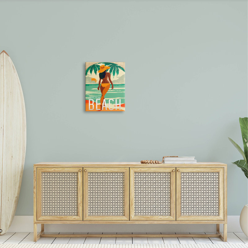 «Escape To Beach Holiday» par Ziwei Li, H 20 po x l 16 po x P 1,5 po