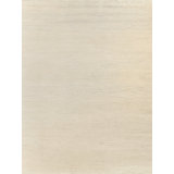 Hand Knotted Area Rug in Ivory