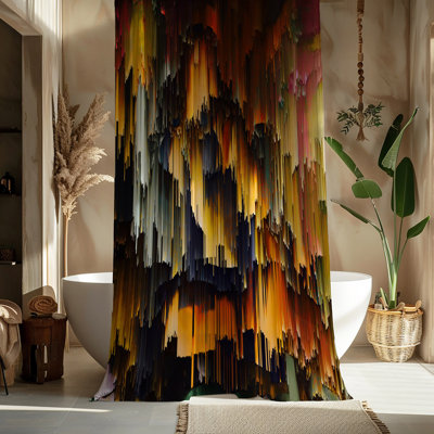 Abstract Illusions Shower Curtain