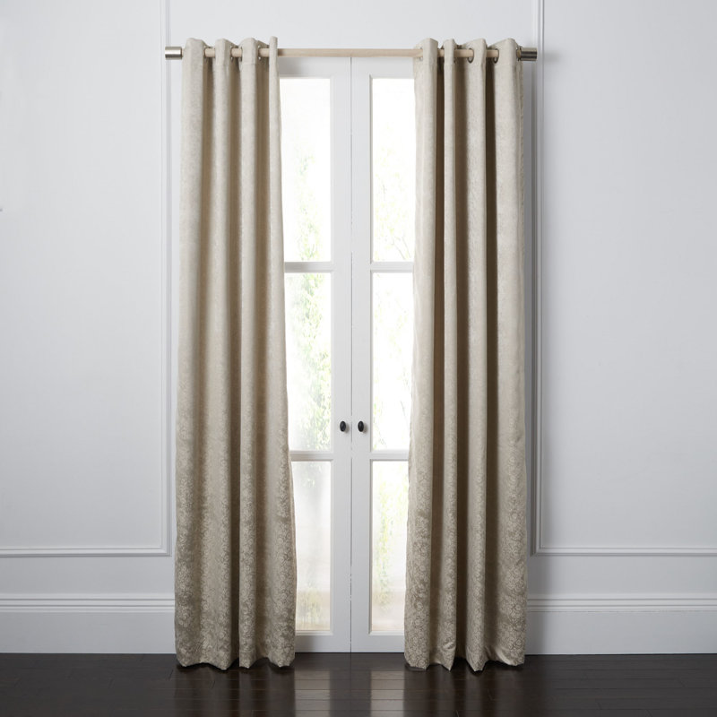 Mersey Room Darkening Curtain Single Panel, 52" W x 96" L