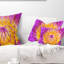 Coussin lombaire à fleur abstrait lotus flowerswork