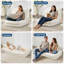 Lit pour chien 64,5 po en chenille 64 po avec 5 positions réglables, fauteuil à billes en mousse à mémoire de forme pour adultes et animaux de compagnie-89410674
