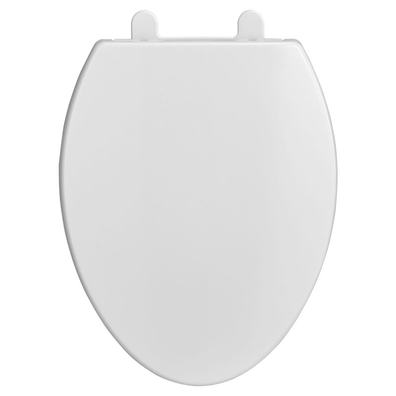 Siège de toilette télescopique de luxe allongé, blanc