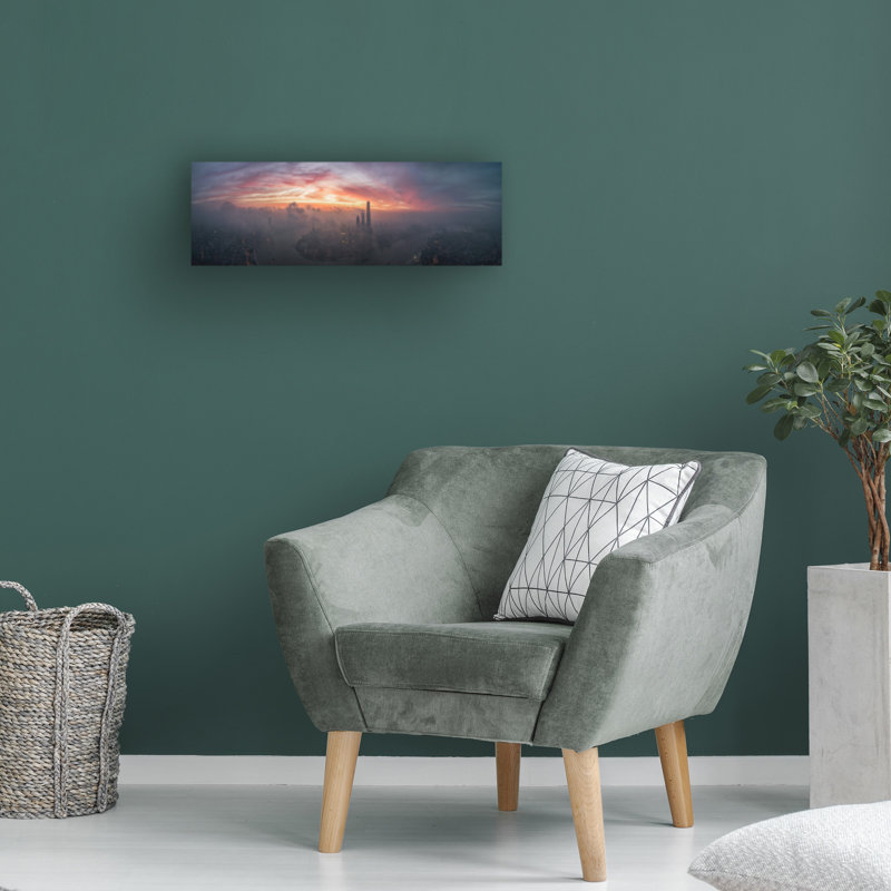 Art sur toile Stan Huang, H 10 po x l 32 po