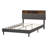 Isenberg Vella Upholstered Bookcase Platform Bed-122462503-122462502