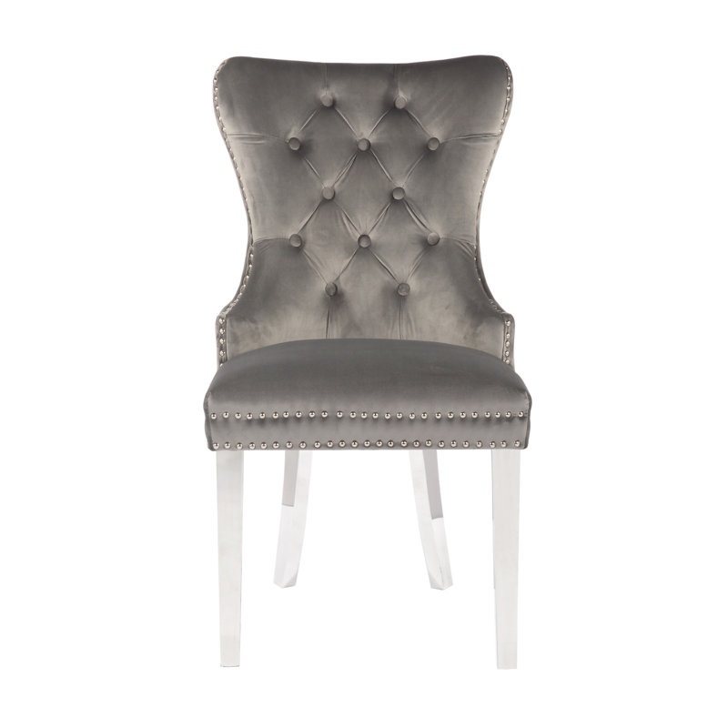 Chaise Boyel - noir, Gris