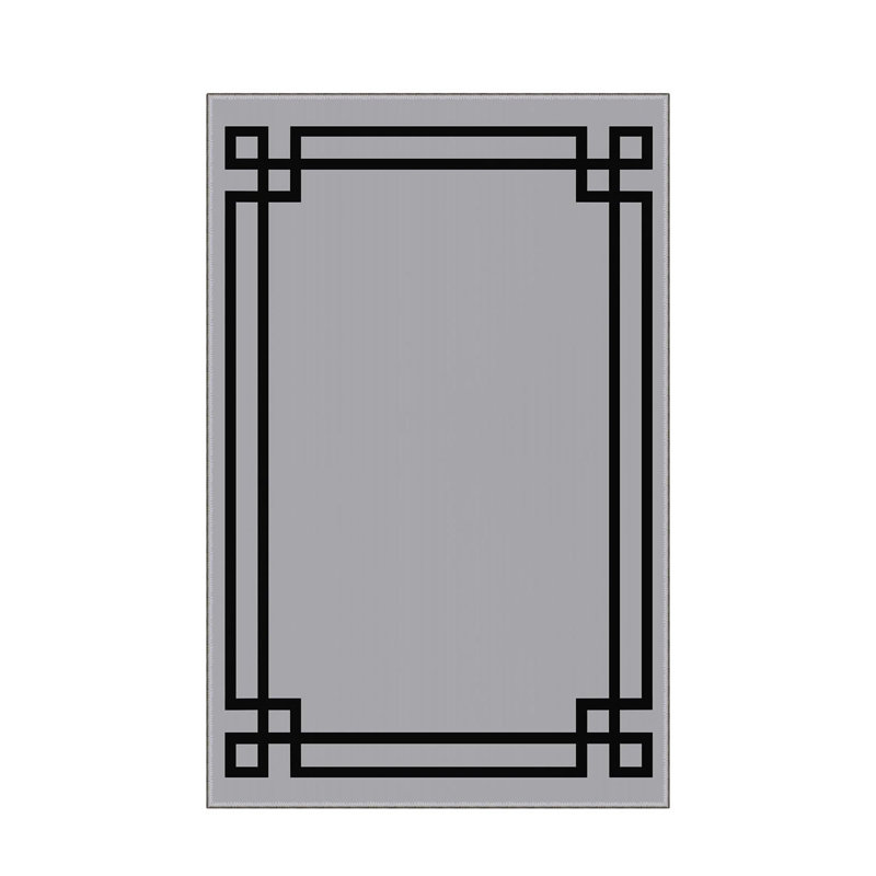 Stylish Hall Carpet 2.6 x 9.8 Feet - 100% Polyester, 0.04 in Pile Height | Antibacterial, Non-Slip PVC Felt Dot Underside | Machine Washable, 3D Digital Print | Perfect for Home Entryways & Living Spaces