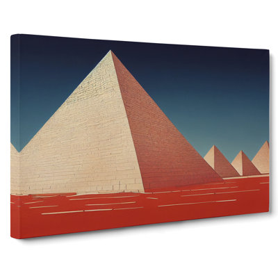 Awesome Pyramids - Wrapped Canvas Print