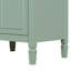 Meuble-lavabo de 24 pouces avec lavabo, armoire en bois massif et panneau de fibres à densité moyenne avec un tiroir rabattable, deux tiroirs standard et une tablette réglable, meuble-lavabo vert autoportant pour le rangement de la salle de bain-852623224