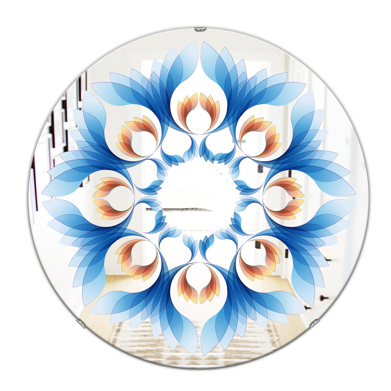 Miroir mural Growing Flowers, H 23,6 po x l 23,6 po