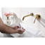 Robinet de lavabo mural en nickel brossé avec bonde escamotable, poignée simple pour un réglage pratique du débit d'eau, aérateur lisse, gestion de la salle de bain en acier inoxydable rouille, fonction d'éclaboussure,-121645555