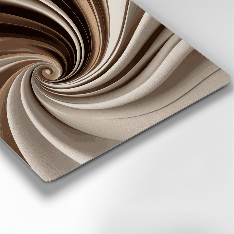 Gradient Abstract 60, art mural gris en métal, H 16 po x l 16 po