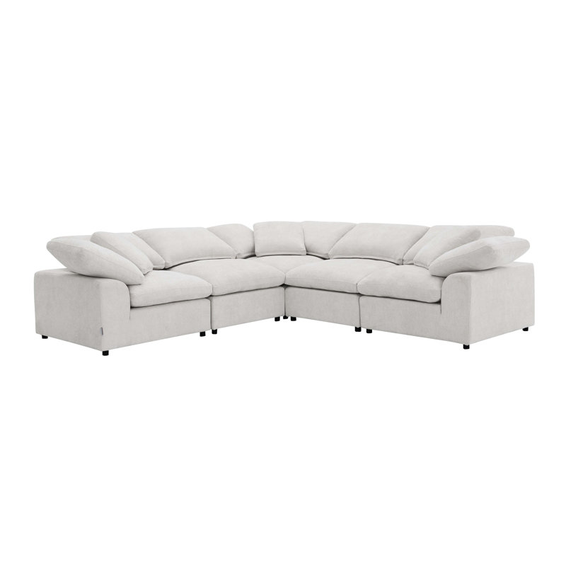 Canapé modulaire en lin 6 pièces Naveen