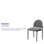 Comfort Stackable Steel Side Reception Chair-484942875-484942876