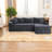 Compression Cloud Sectionals, Corduroy L Shape Modern Home Seating