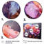 «Pink Misty Rose Spectrum», art mural arc-en-ciel II-256958148-256958153