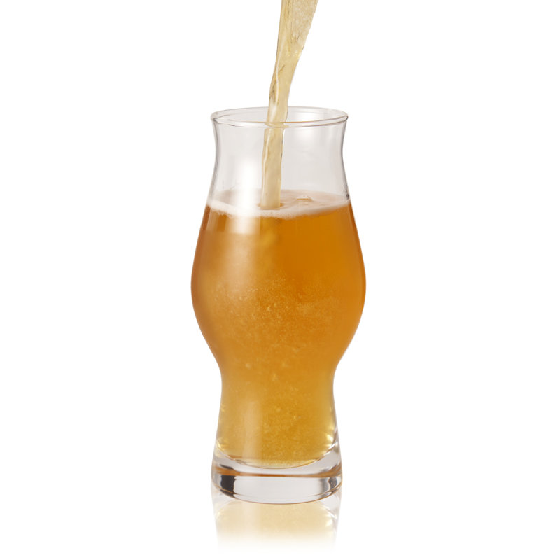 True Clear Glass IPA Beer Pint Glasses Set of 4