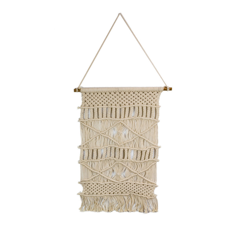 Tapisserie en coton avec accessoires de suspension