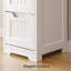 Armoire de salle de bain autoportante - 4 tiroirs, armoire à linge brune-2140418106