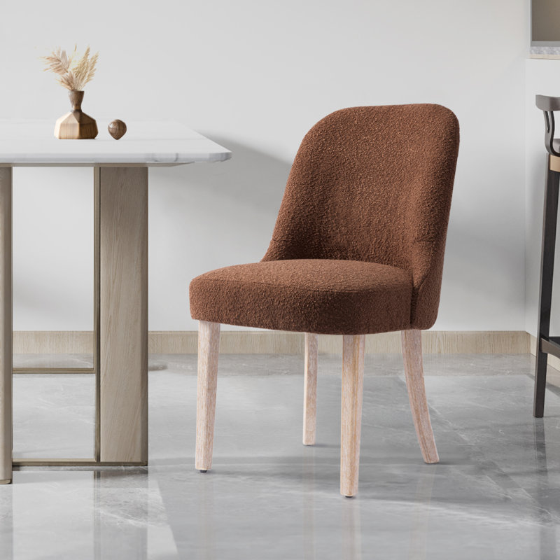 Chaise d'appoint Breann, Orange rouillé, 2