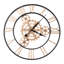 30 Inch Retro Non-Ticking Gear Wall Clock