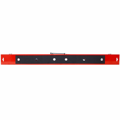 Saw Horses 2 Pack, Folding Portable Work Horse with Fast Open Legs, Convenient Handle, Heavy Duty Steel Sawhorse for Garage, Workshop, Fully Assembled,red+black color