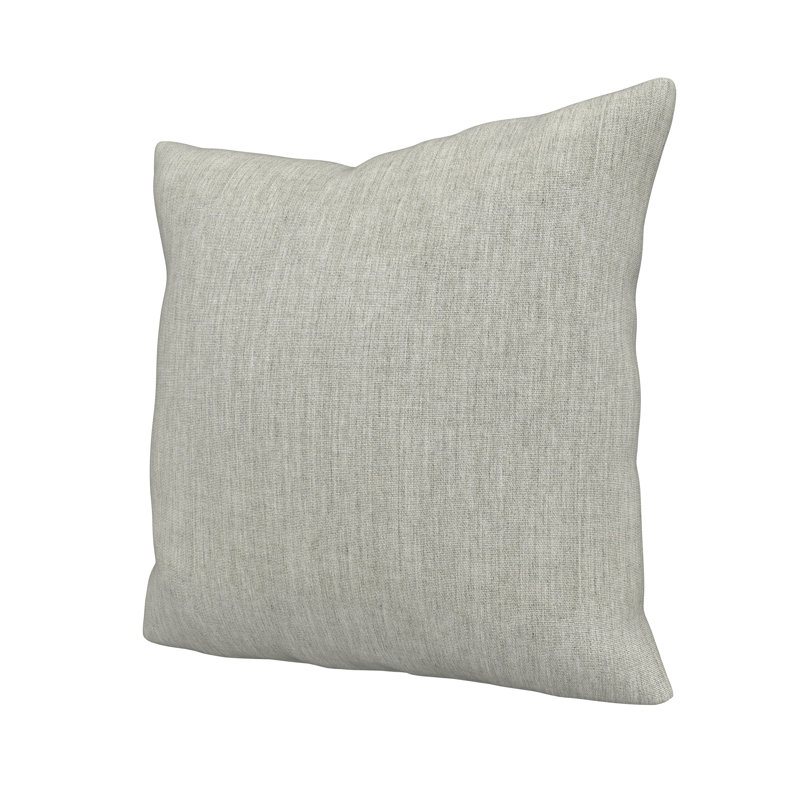 Jem Gabi Sunbrella® Indoor/Outdoor Throw Pillow, Square 20", Canvas Granite Sunbrella® Canvas