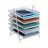 Mind Reader 5-Tier Paper Tray, Desktop Organizer, File Storage, Workspace, Office, Metal Mesh, 11.75"L x 14"W x 15"H-883343436