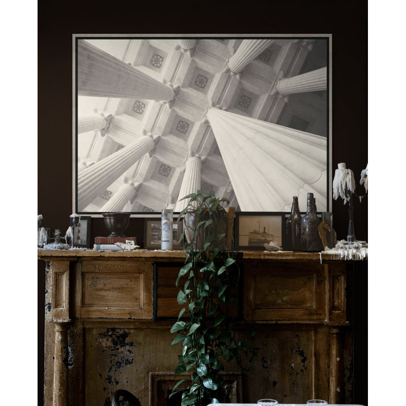 Pillars Of The Mind 1 Framed Photographic Print Canvas, 26.7" H x 38.7" W