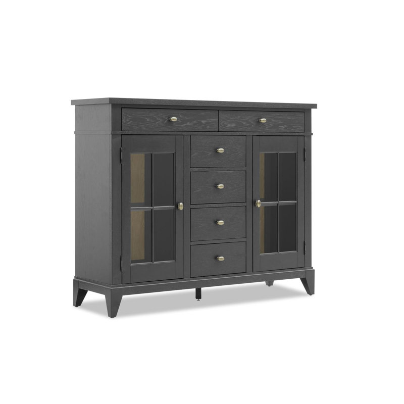 Buffet l 56 po Mya, Noir