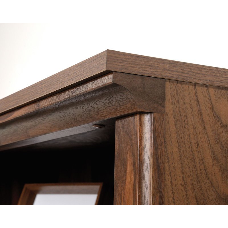 St. Nicholas Standard Bookcase, (3 Shelves) 69.76"H x 35.28"W x 10.51"D, Dark Brown