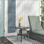 Table basse en rotin avec tablette de rangement Outsunny