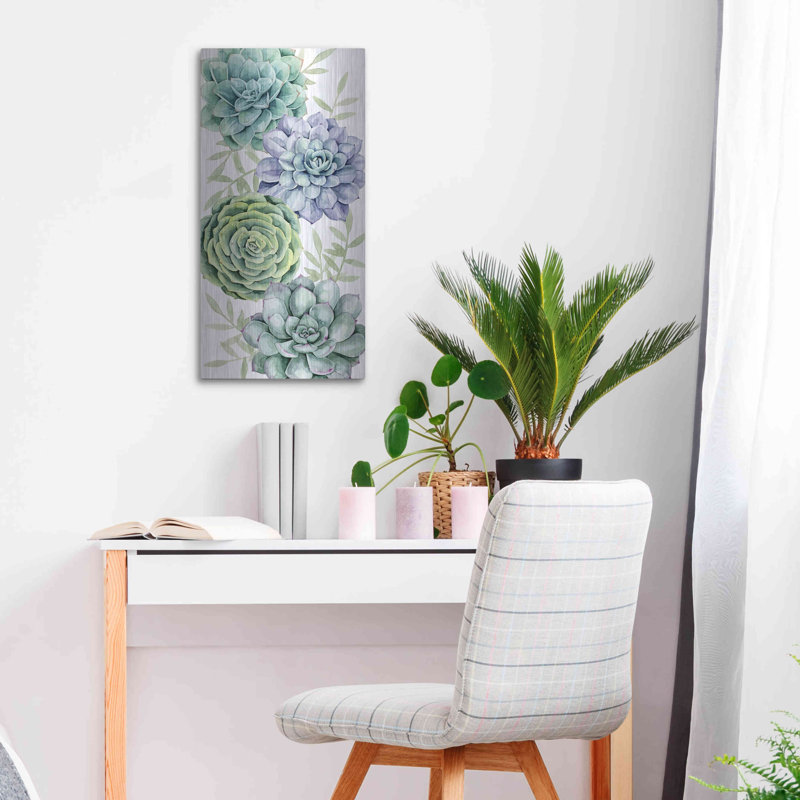 «Succulent Collection B» par Grace Popp, H 24 po x l 12 po