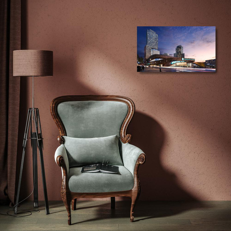 Barclays Center, 10" H x 18" W