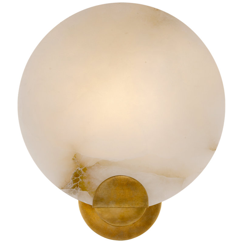 AERIN Iveala Single Sconce, Hand-Rubbed Antique Brass